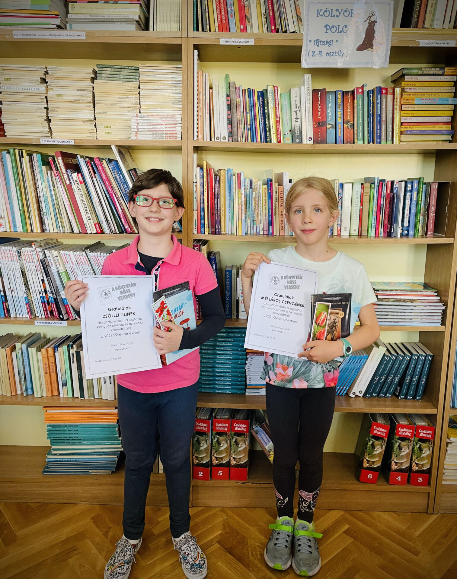 „A könyvtár hőse” verseny eredményhirdetése