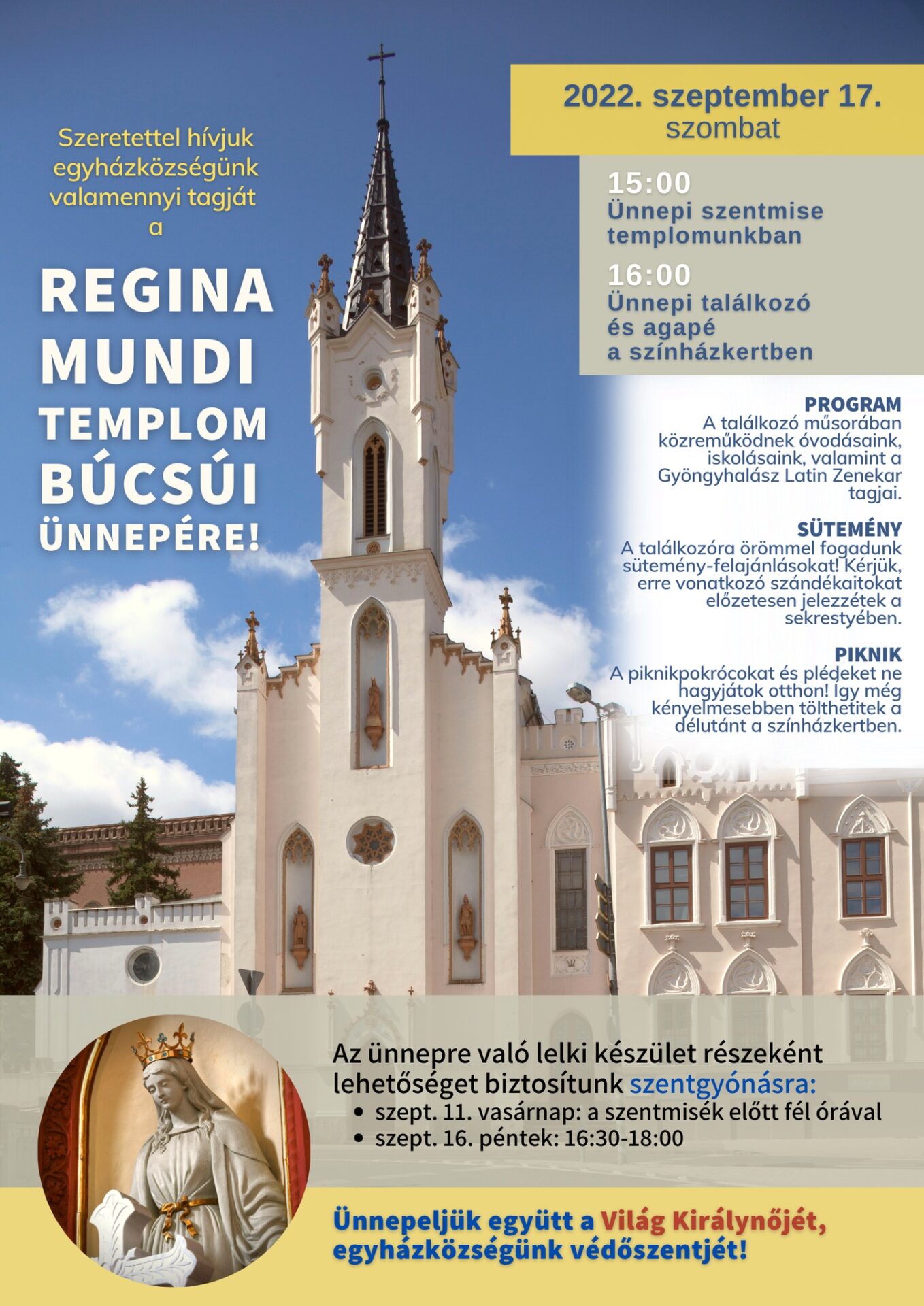 Regina Mundi templombúcsú