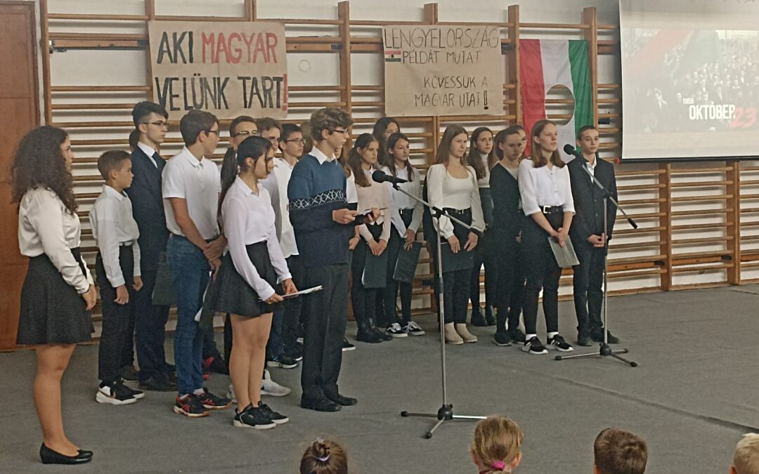 Az 1956-os forradalomra és szabadságharcra emlékeztünk