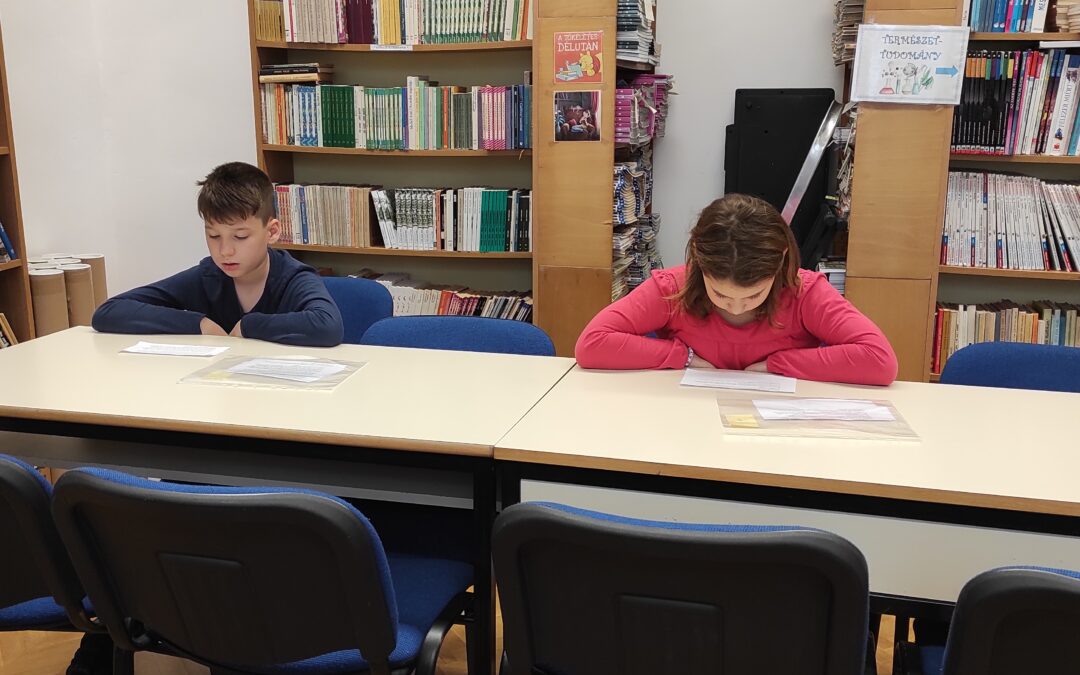 Szépírás és hangos olvasási verseny alsó tagozaton a Petőfi emlékévhez kapcsolódóan