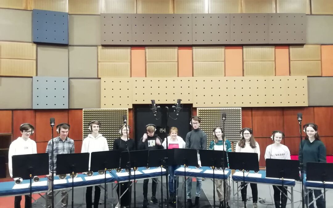 Harangegyüttes a Pannonia Hangstúdióban