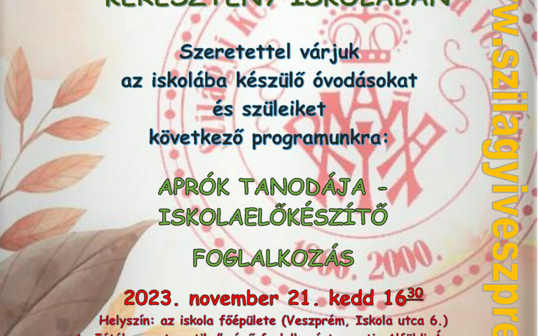 Novemberi rendezvény apróknak