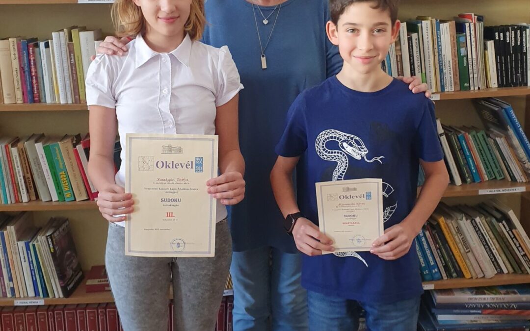 15. vármegyei Sudoku bajnokság