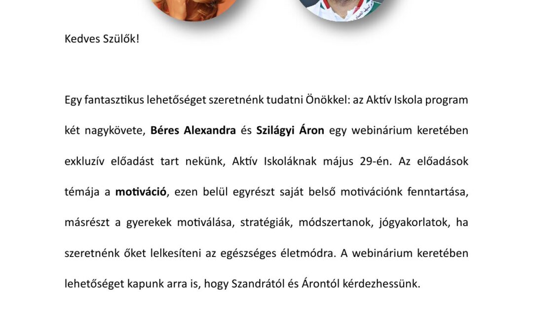 Webinárium meghívó