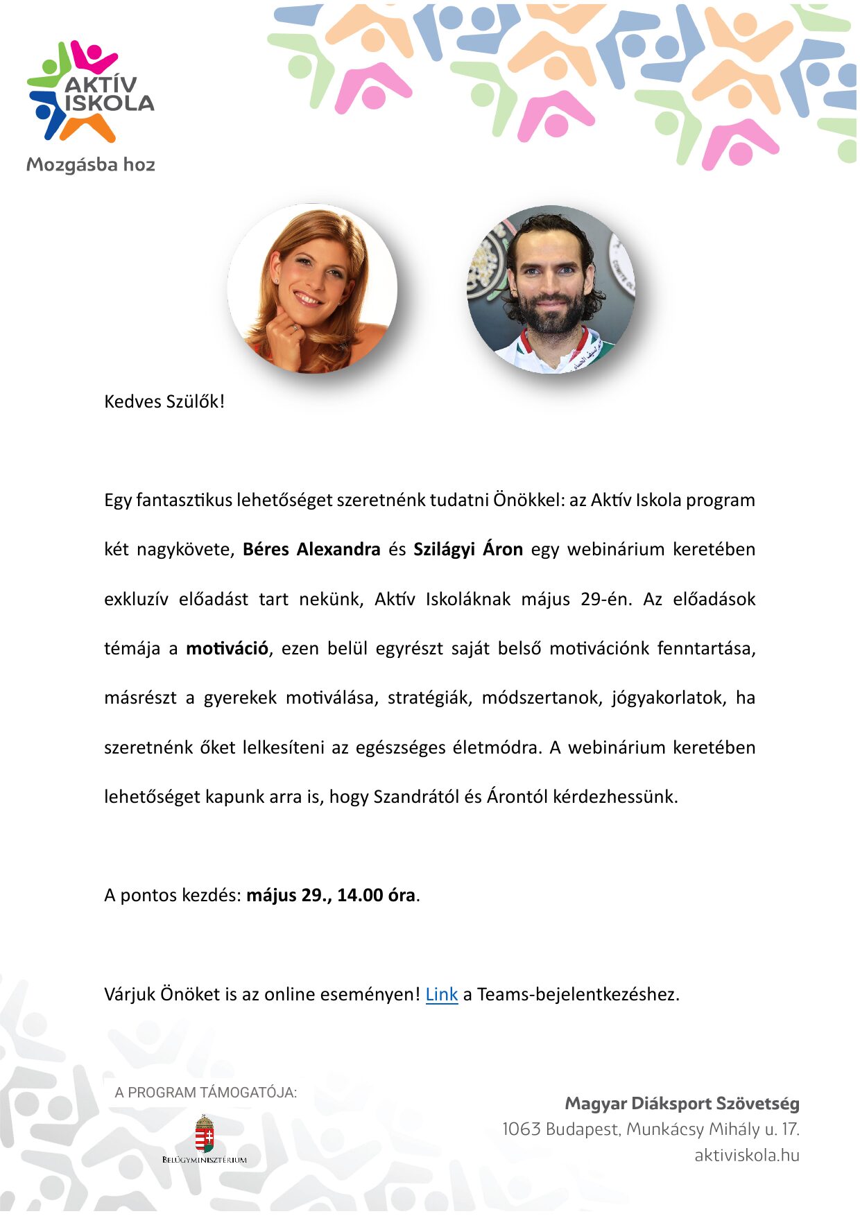 Webinárium meghívó