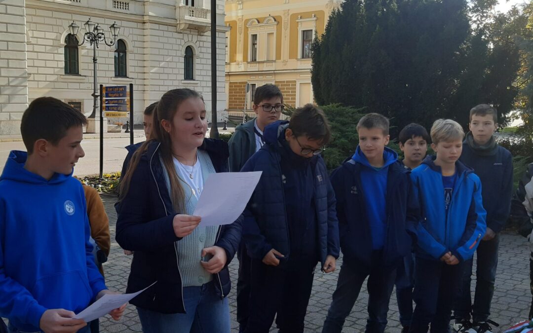 Megemlékezés a Brusznyai Árpád emlékműnél