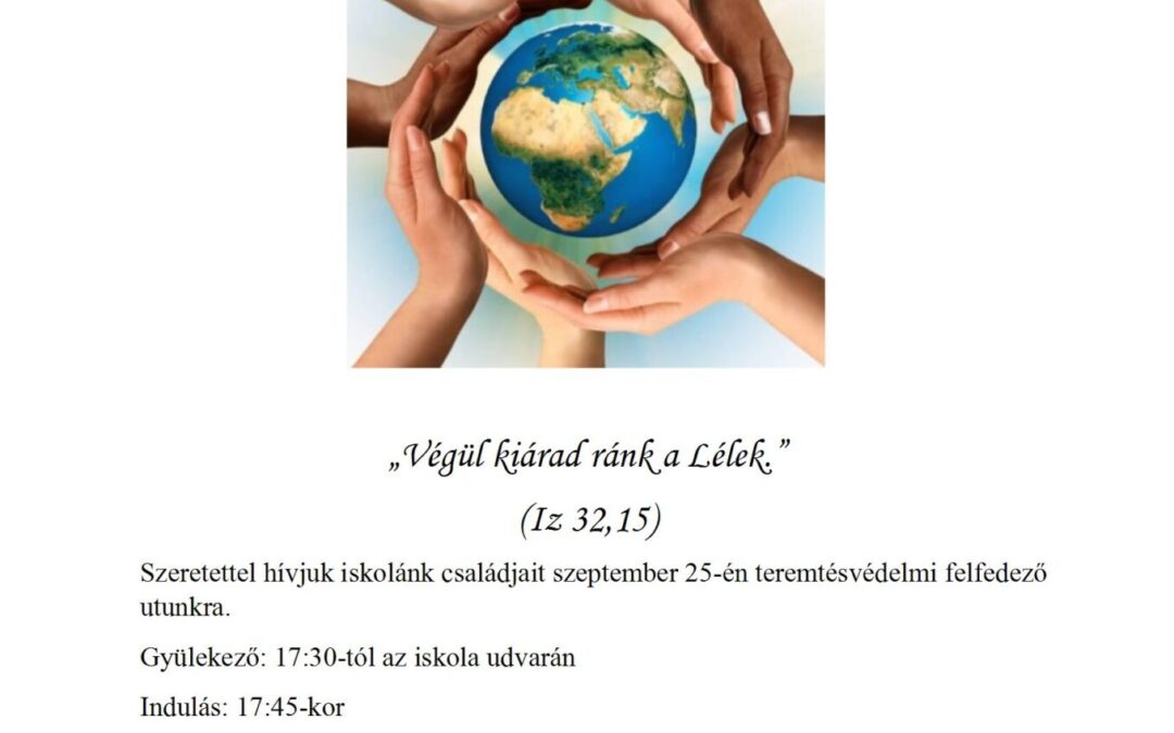 Teremtésvédelmi keresztút és denevérles