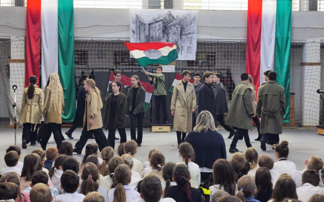 Iskolai ünnepség az 1956-os forradalom és szabadságharc 69. évfordulóján