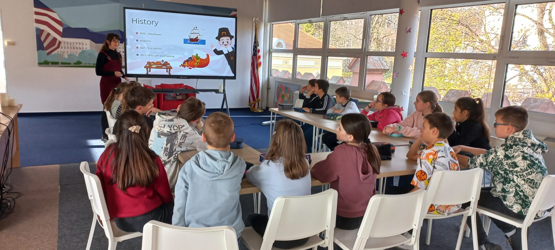 Hálaadás napi foglalkozás az Amerikai kuckóban