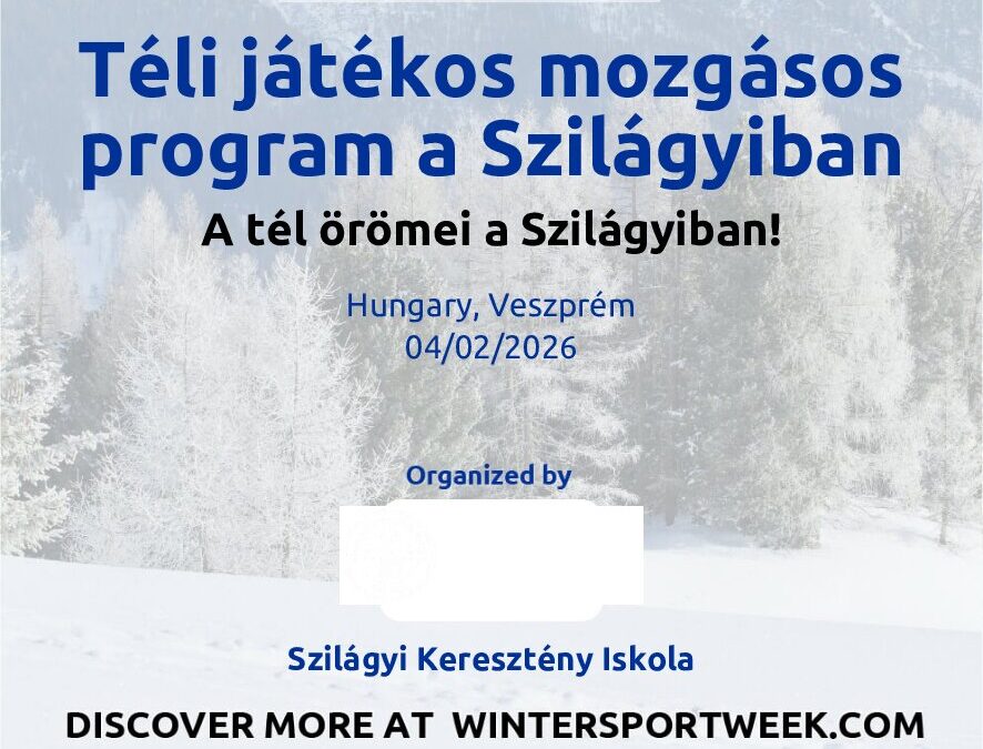 Iskolánk csatlakozott a 2026-os TéliSportok Európai Hetéhez