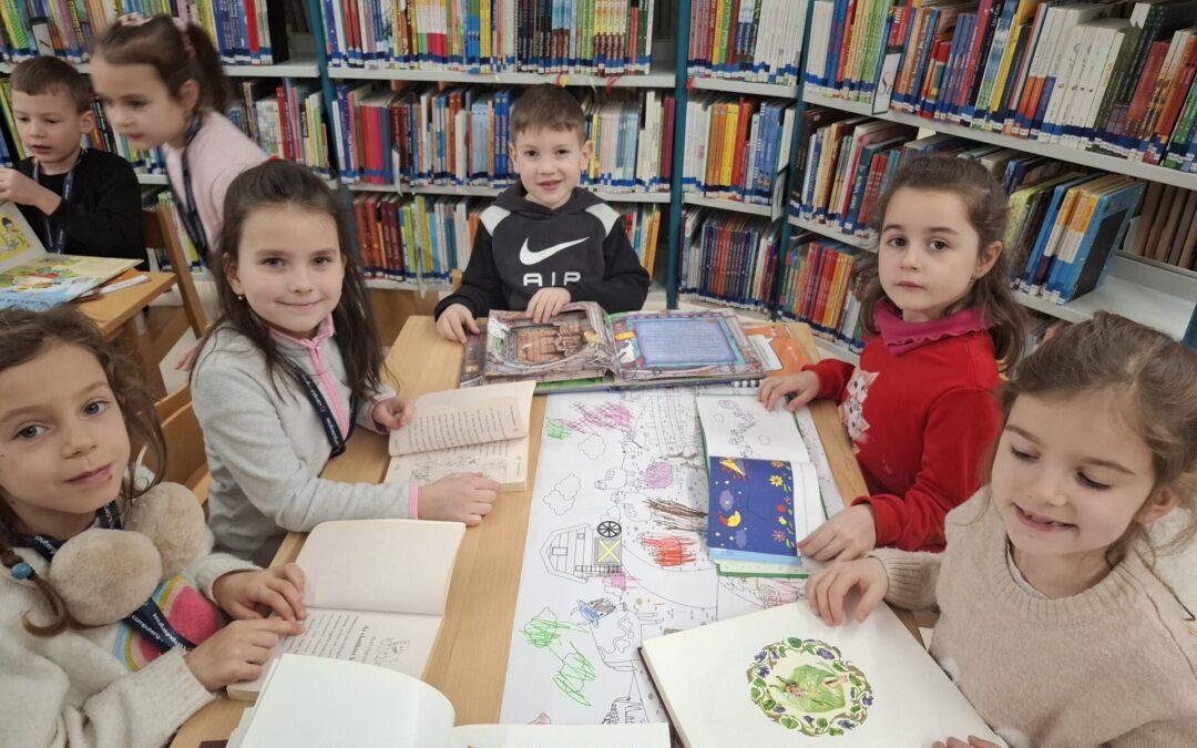 Amikor kinyílik a könyvek világa: 1.b első könyvtári látogatása