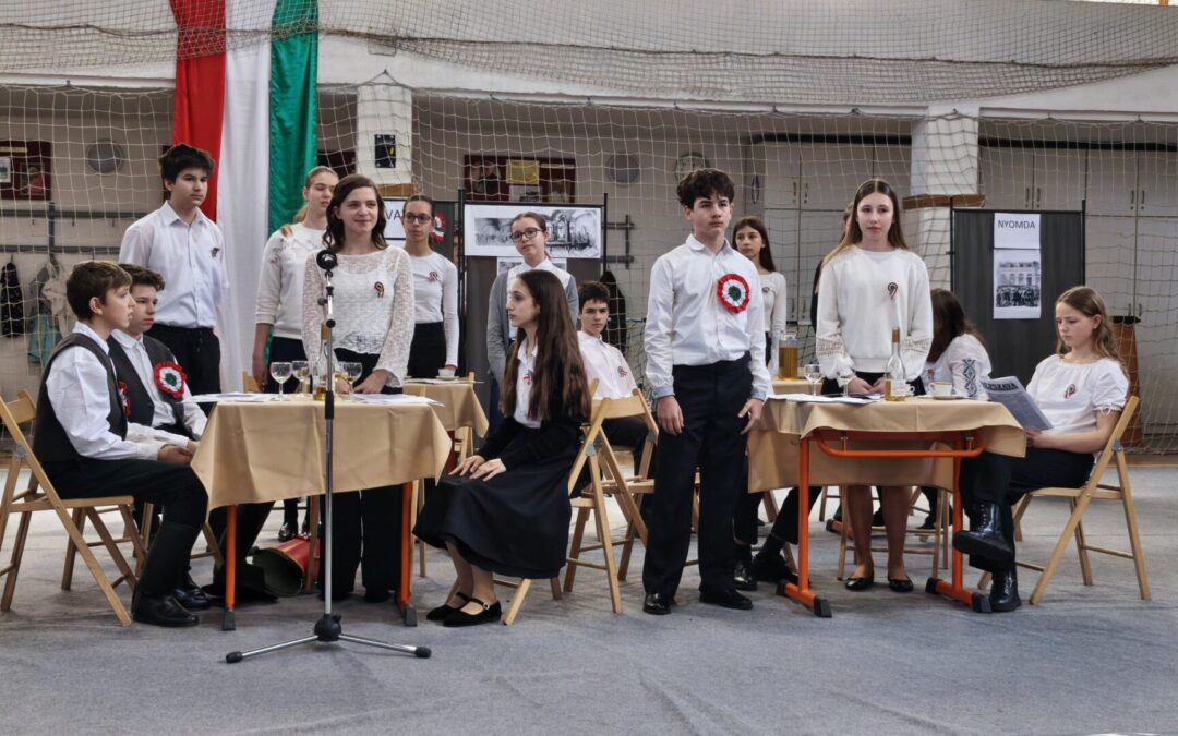 Iskolai ünnepség az 1848/49-es forradalom és szabadságharc 178. évfordulóján