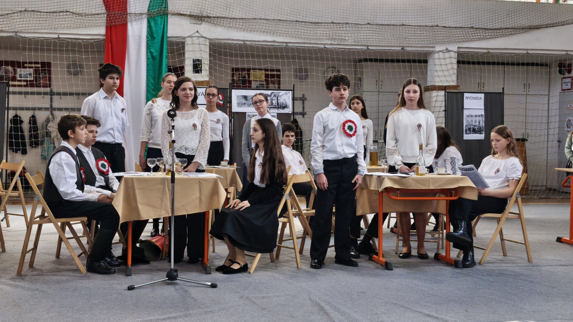 Iskolai ünnepség az 1848/49-es forradalom és szabadságharc 178. évfordulóján