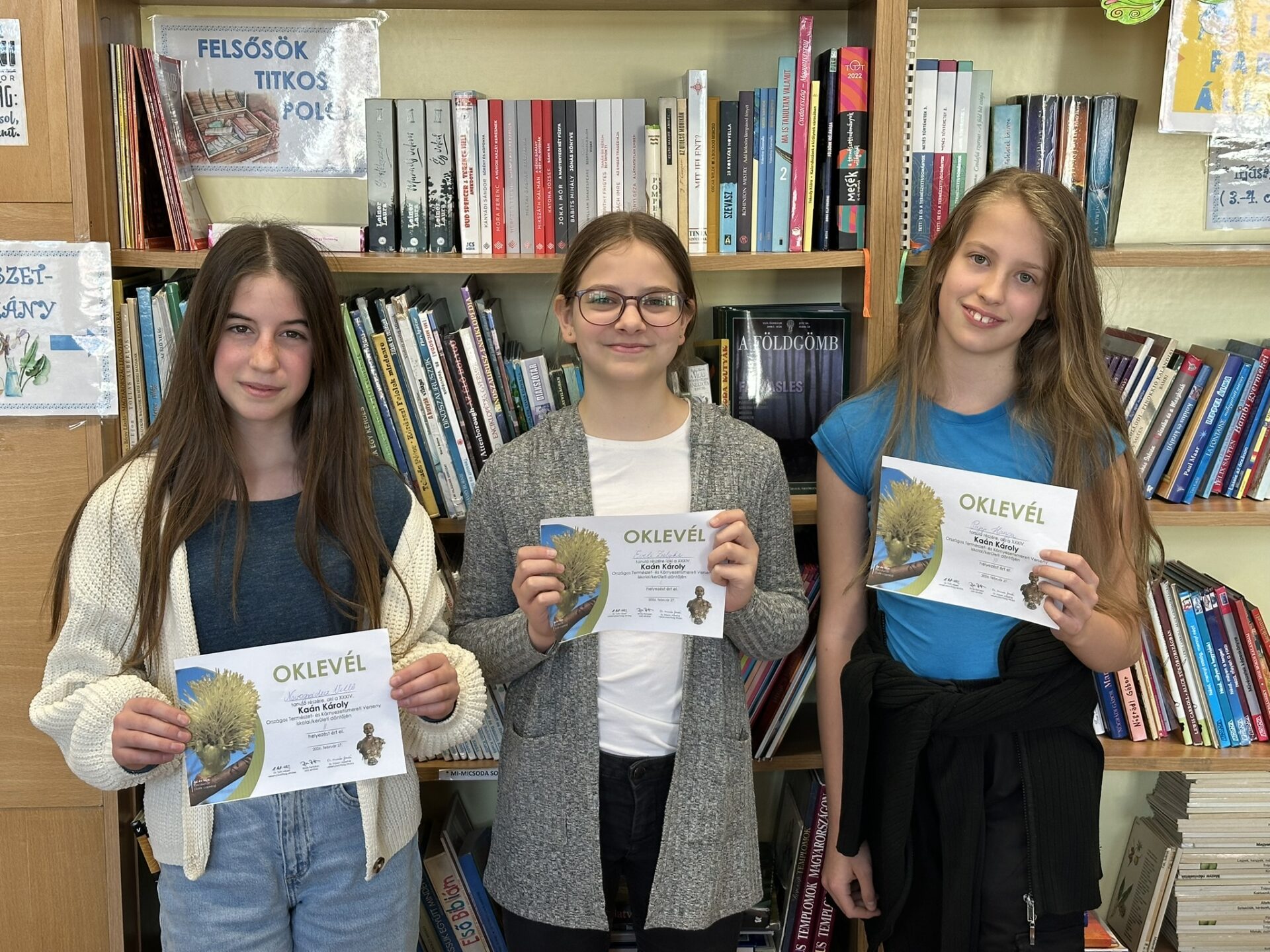 Természetismereti verseny eredményei