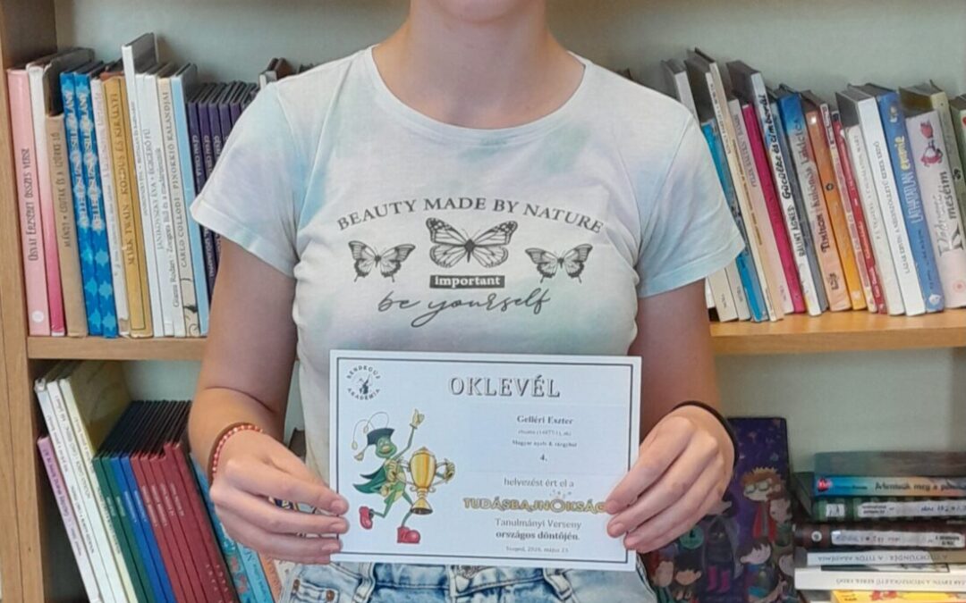 Gelléri Eszter ismét a legjobb nyelvészek között