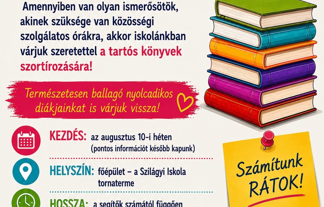 Közösségi Szolgálat a Szilágyi Iskolában
