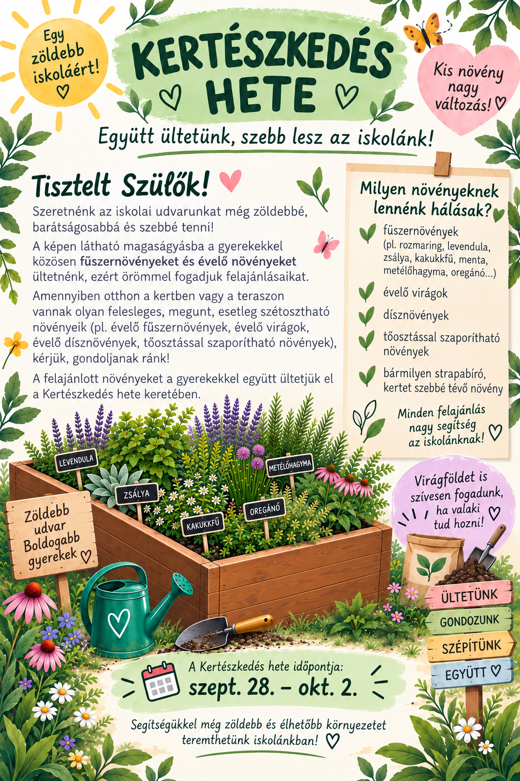 Kertészkedés hete