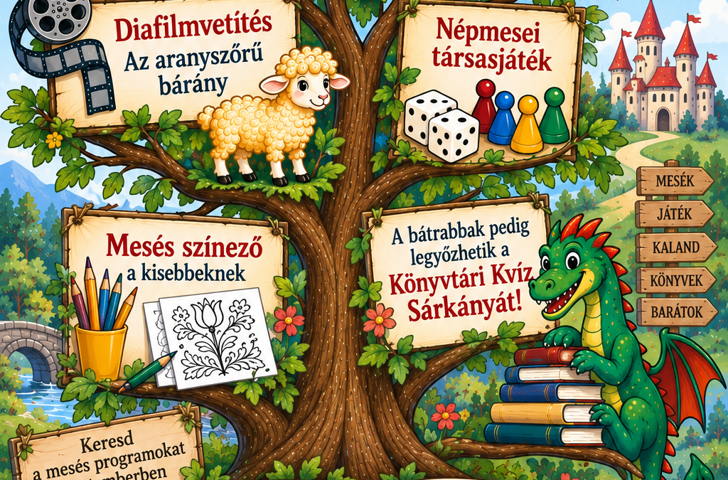 Népmesei kalandok a könyvtárban