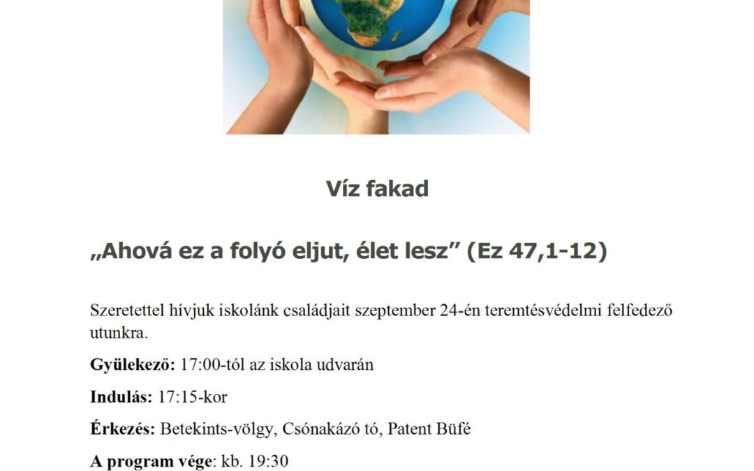 Teremtésvédelmi imaséta