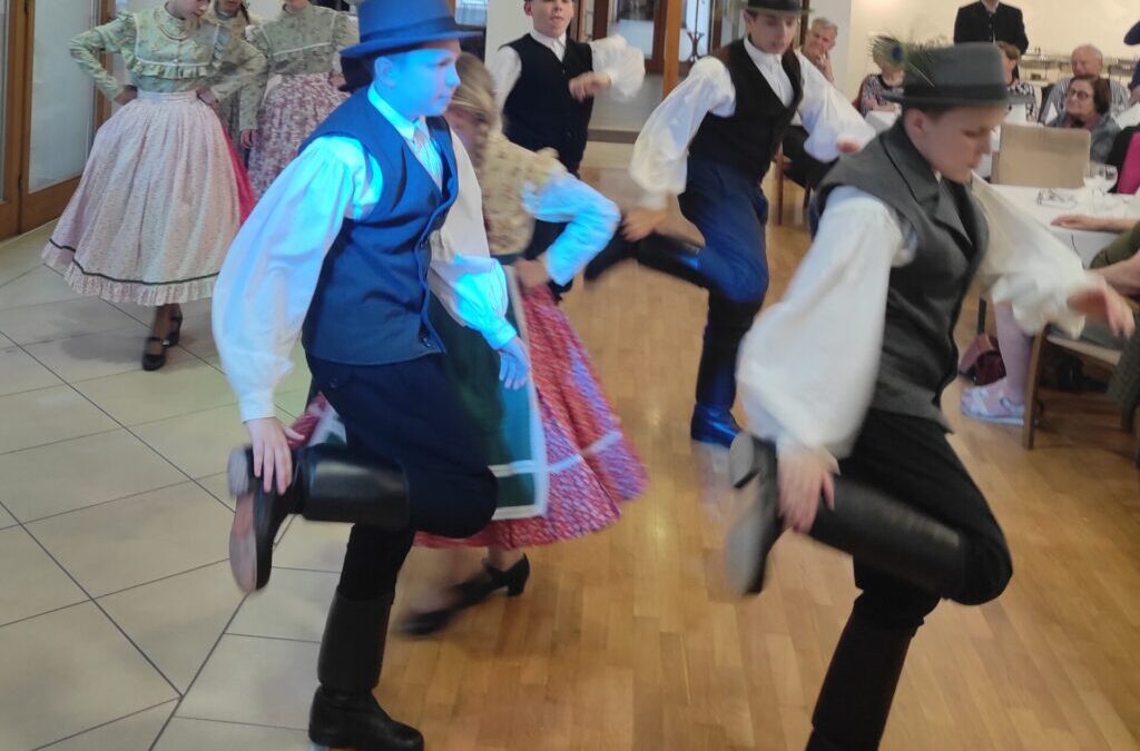 Fellépés a passaui vendégek fogadásán