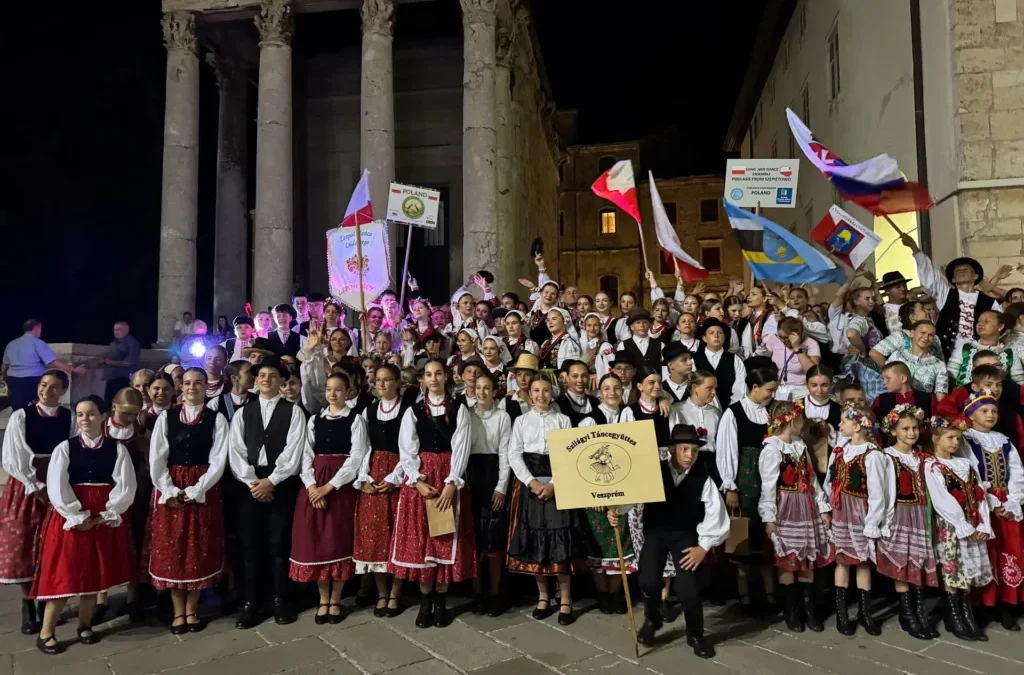 Táncosaink az Isztriai Fesztiválon